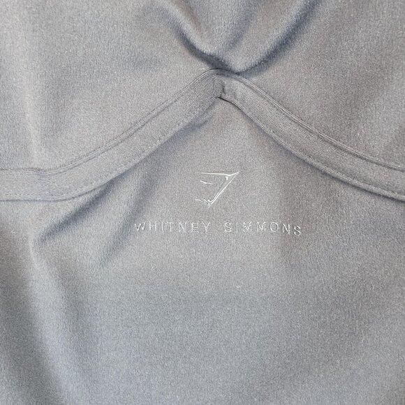 Gymshark Whitney Simmons Dress Womens Small Black Halter Bodycon Mini Strappy - Picture 3 of 13